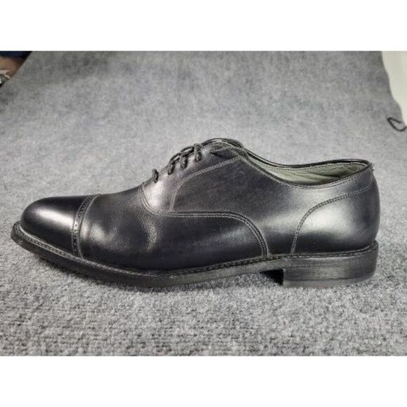 Vintage Footjoy Classics Oxford Dress Shoes Men Sz 11.5B Black Leather Formal US - Picture 1 of 7
